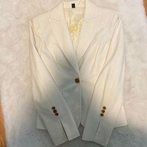 Used Bebe Blazer size 6, cream color